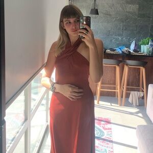 BHLDN Ruby Satin Charmeuse Dress size 6